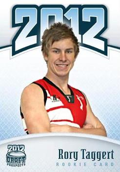 2012 Footy AFL Draft Prospects #29 Rory Taggert Front